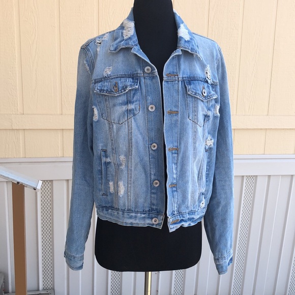 Pretty Blue Jean Designer Jacket by Ci Sono - Picture 5 of 11